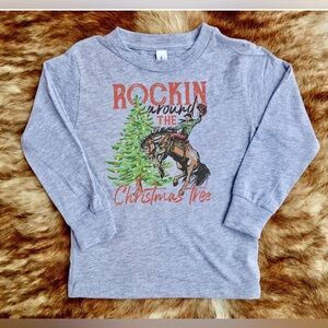 Christmas Graphic Western Tee